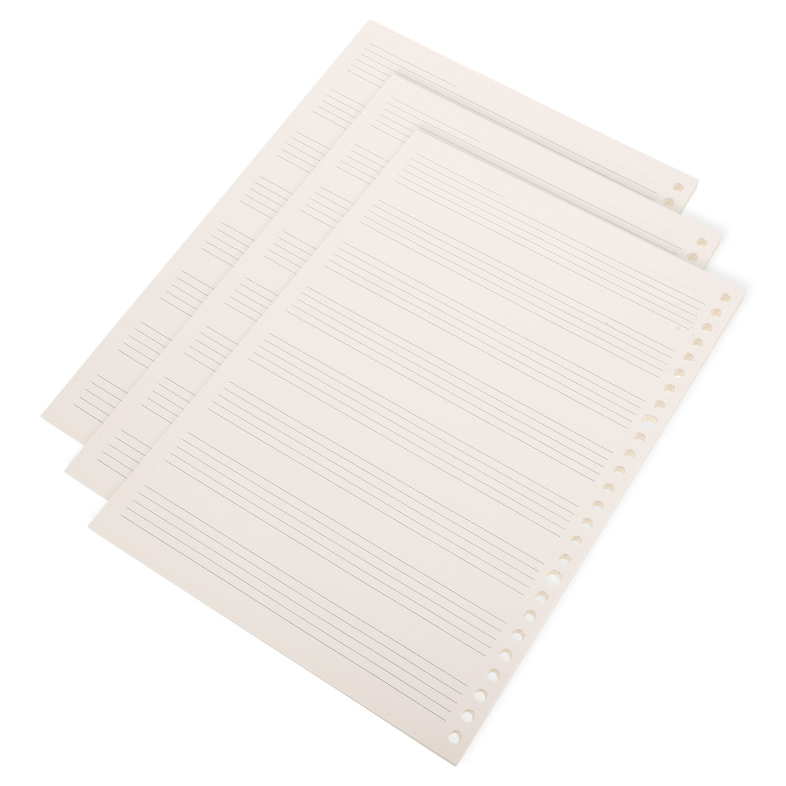 Blank Sheet Music Notebook - 3 Pezzi di Quaderni Compatti e