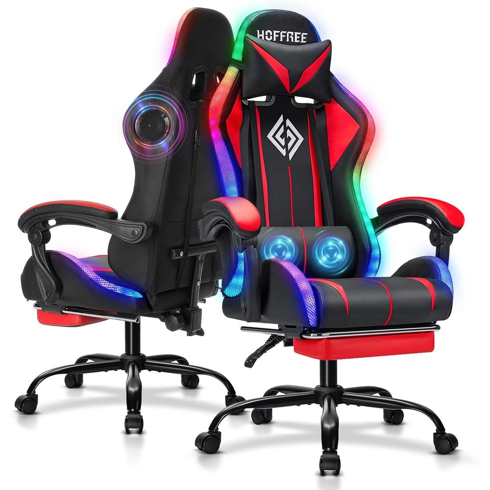 Music - Sedia da Gaming RGB con Altoparlanti