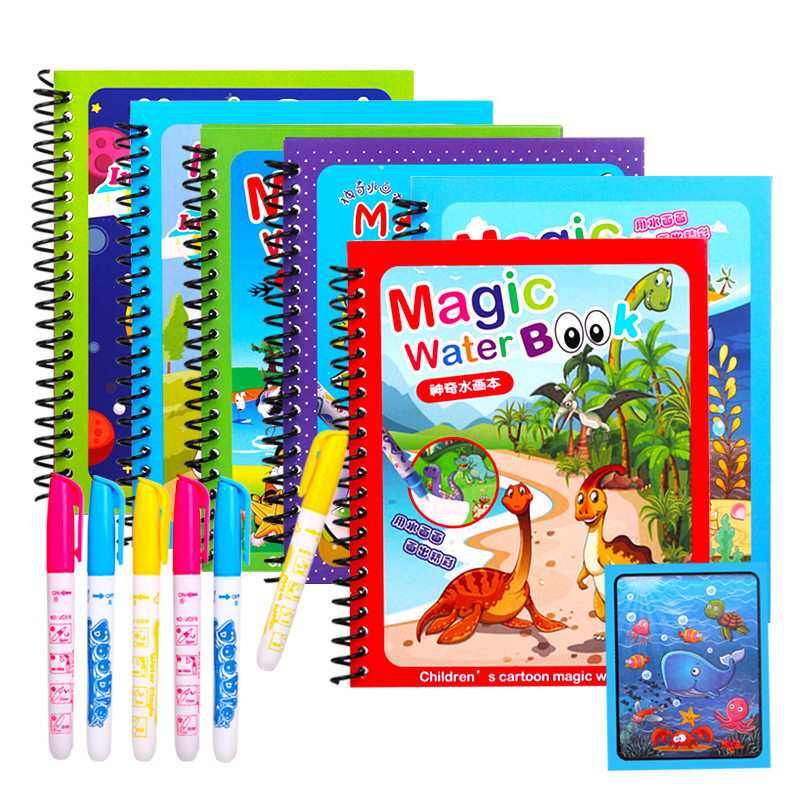 Reusable Water Magic Coloring Book - Pittura riutilizzabile Libro d'acqua magico Simpatico