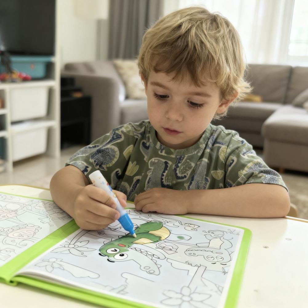 Libro da disegno ad acqua magi - Reusable Water Magic Coloring Book recensione e prezzo