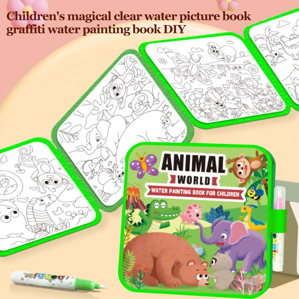 Libro da disegno ad acqua magi - Reusable Water Magic Coloring Book recensione e prezzo