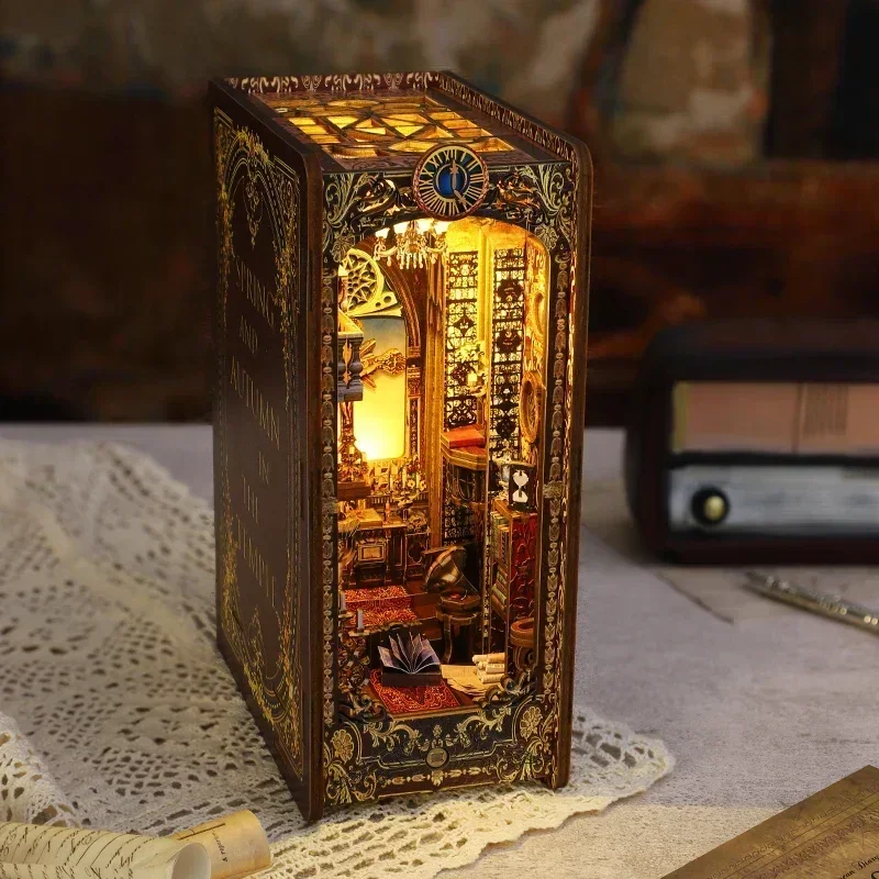 Kit Fai-da-Te per Inserti in L - Diy Wooden Book Nook Kit Shelf Insert recensione e prezzo