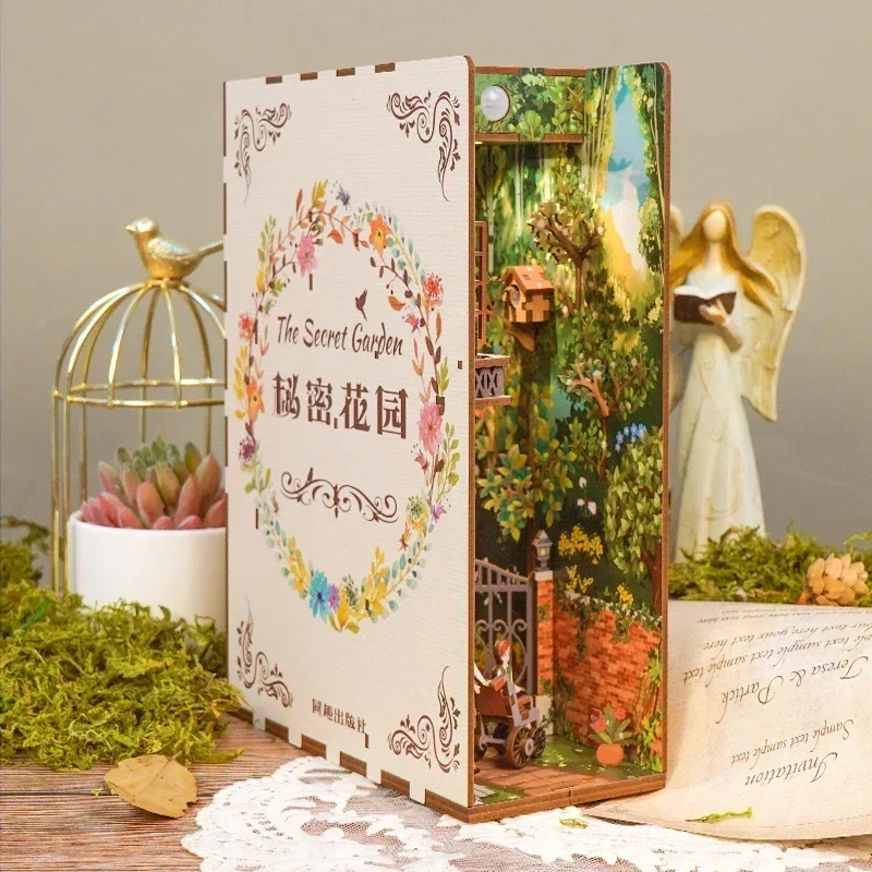 Kit di inserti per scaffali pe - Diy Wooden Book Nook Kit Shelf Insert recensione e prezzo